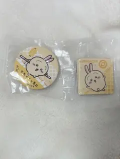 ちいかわ くら寿司 缶バッジ マグネット うさぎ