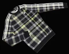アディダス　adidas GoLF チェックニットセーター