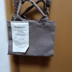 Francfranc コットンキャンバストートバッグ ブラウン