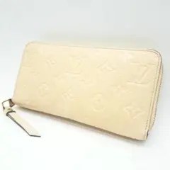 ルイヴィトン 長財布 モノグラム アンプラント ジッピーウォレット ベージュ
