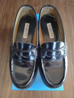 HARUTA ブラック ローファー 23.5cm 黒