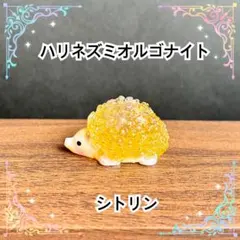ハリネズミオルゴナイト　シトリン