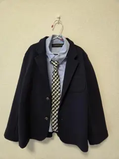 キャサリンコテージ　ジャケット、シャツセット　フォーマル　120　ネクタイ付き
