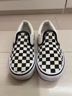 VANS kidsスリッポン チェッカー 19cm バンズ