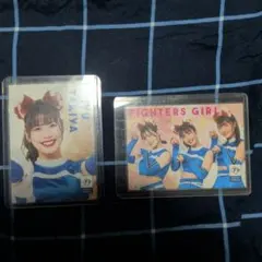 ファイターズガール　滝谷美夢　讃岐花笑　工藤彩音カード
