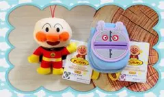 非売品、新品★アンパンマン、マスコット&ミニリュックポーチ set ♡