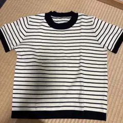 SHEIN ボーダー 半袖ニット
