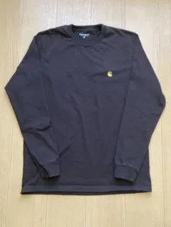 Carhartt ダークブラウン　ロングスリーブ Tシャツ Mサイズ
