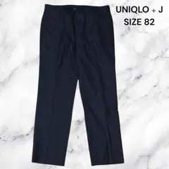 ①⑨UNIQLO +J メンズ ウールブレンドスラックス グレー サイズ82のサムネイル
