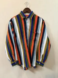 コーデュロイ　シャツ　古着