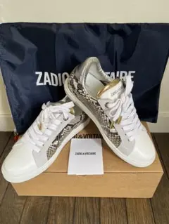 Zadig & Voltaire ZV1747 ワイルドプリントレザートレーナーのサムネイル