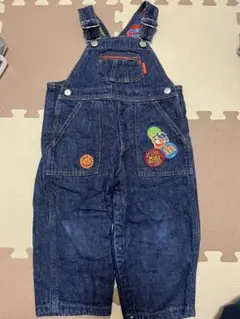 ミキハウス デニムオーバーオール 90
