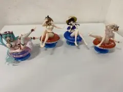 ID8733: 初音ミク 井ノ上たきな 錦木千束 ライザ フィギュアセット