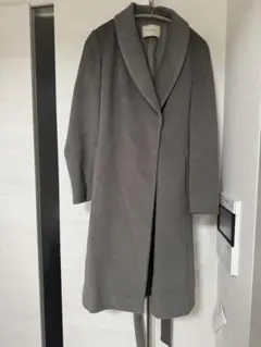 UNITED ARROWS ユナイテッドアローズ グレー ブラウン ロングコート