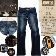 1626 希少 DISNEY×EDWIN ミッキーマウス コラボ デニム XS
