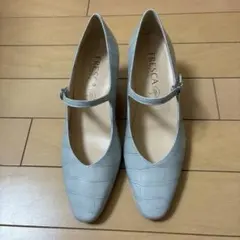 新品　FRESCA メリージェーンパンプス ライトグレー　23cm