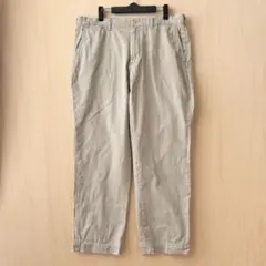 90s 00s古着　ポロラルフローレン ノータックチノパン　ポロチノ　ベージュ