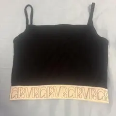 GROVE GRVR ロゴ入り キャミソール ブラック　sのサムネイル