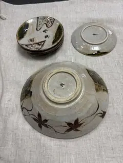 青紅葉 楓 陶器 皿 3枚 懐石料理 - メルカリ