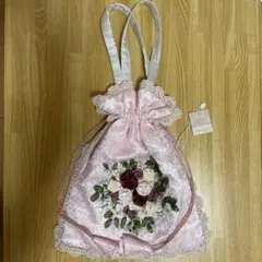 【新品】レース巾着袋