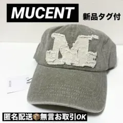 【新品タグ付】MUCENTムセント ロゴキャップ/帽子