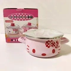 未使用 ハローキティズキッチン両手鍋 2009年 ピンク サンリオのサムネイル