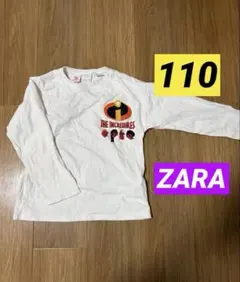 ZARA ミスターインクレディブル　ロンTシャツ　長袖カットソー110cm相当