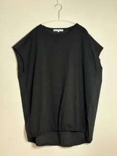 大きいサイズ 23区 カットソー フレンチスリーブ ブラック 46 3Lのサムネイル