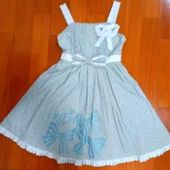 Angelic Pretty アンジェリックプリティ★なかよしリボンJSK 水色