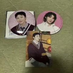 seventeen ウジ　缶バッチ＆フォトカード