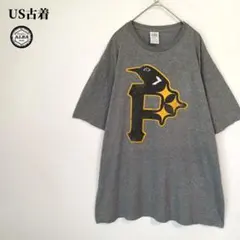 DELTA　US古着　Tシャツ　USA直輸入　ロゴプリント　90s　グレー　XL