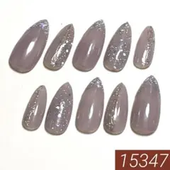 【現品】No.205 ニュアンスネイル×ラメホログラム