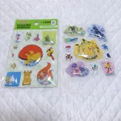 韓国限定 ダイソー DAISO ポケモン ウォーターシール　シャカシャカシールのサムネイル