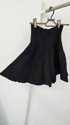 黒 フレアスカート 神戸レタス【リユース品】