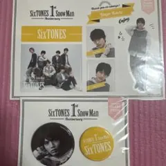 SixTONES 1st Anniversary 髙地優吾 缶バッジ ステッカー