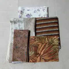 綿プリントハギレ生地セット（複数色）