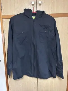 seedless zip up hoody 黒 長袖