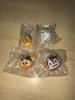 プロ野球マスコットめじるしアクセサリー　4点セット