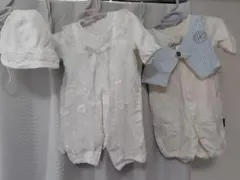 退院着　 セレモニードレス　スーツ 　2点セット　男女双子　お宮参り