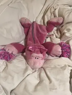 NICI ぬいぐるみ型ペンケース ピンクゴリラのサムネイル