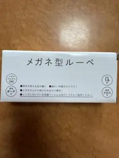 メガネ型ルーペ 1.6倍 専用ポーチ・クロス付