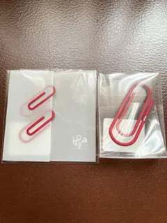 伊東屋 ITOYA クリップ レッド 2種セット 未使用