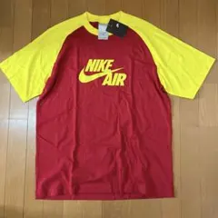 タグ付新品00s NIKE ナイキ　ツートンカラーロゴTシャツ