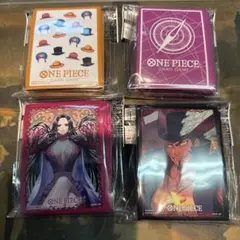 ONE PIECE カードゲーム　オフィシャルスリーブ　新品未開封4個セット