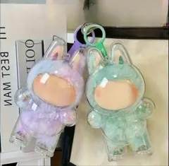 ラブブクリアケース 2個セット セール中 ラブブ クリアケース LABUBU