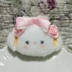 【未使用✨】サンリオ シークレットヘアクリップ こぎみゅん ホワイトフリル