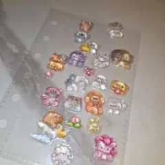 アニマル柄 ボンボンドロップシール