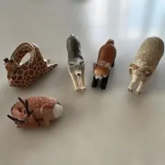 動物フィギュア 5種セット カプセルトイ