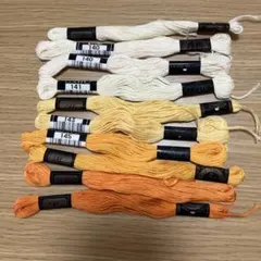 Cosmo 刺繍糸 10本セット イエロー オレンジ系