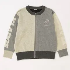 エクストララージ キッズ 切替ニットジップハオリ 90 カーディガン